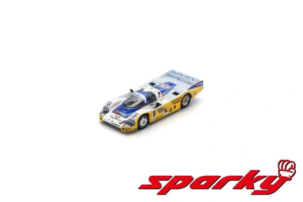 TINY Sparky 1/64 - PORSCHE 956 Babycresci #9 24H Le Mans 1986