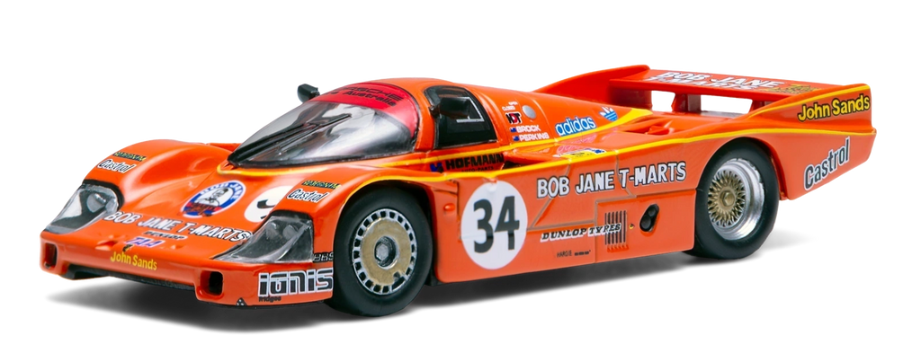 TINY Sparky 1/64 - Porsche 956 #8 6th + Porsche 956 #34 Le Mans 1983