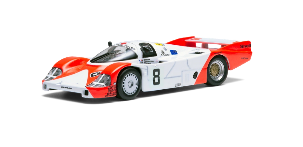 TINY Sparky 1/64 - Porsche 956 #8 6th + Porsche 956 #34 Le Mans 1983