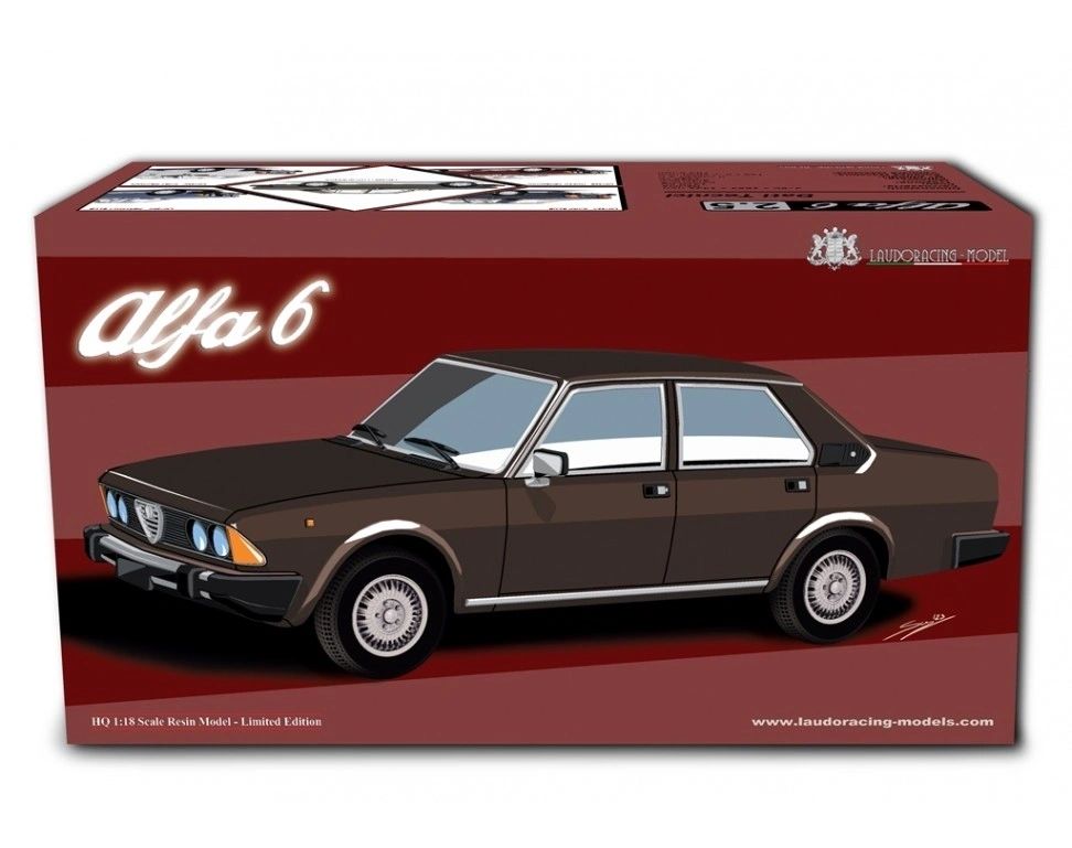 LAUDORACING - 1:18 ALFA ROMEO ALFA 6 1979 Blu cobalto
