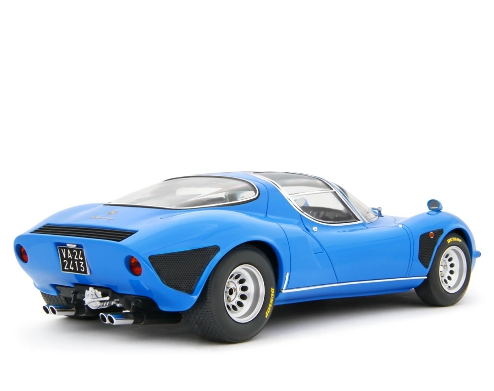 LAUDORACING - 1:18 ALFA ROMEO 33 Coupé Stradale Blu Reale Conte Agusta 1967
