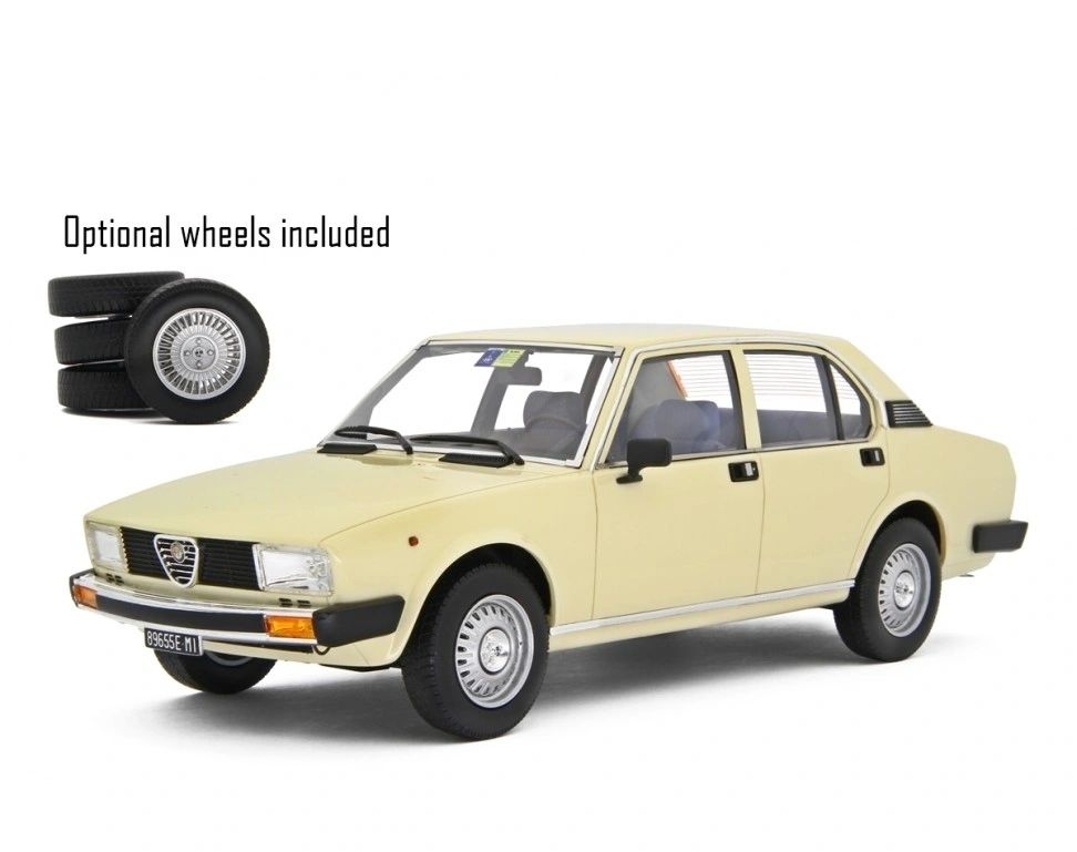 LAUDORACING - 1:18 ALFA ROMEO ALFETTA 2.0L 1978 Giallo beige