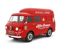 LAUDORACING 1:18 - Alfa Romeo F12 Autocarro Tetto Sopralzato Servizio Corse 1967