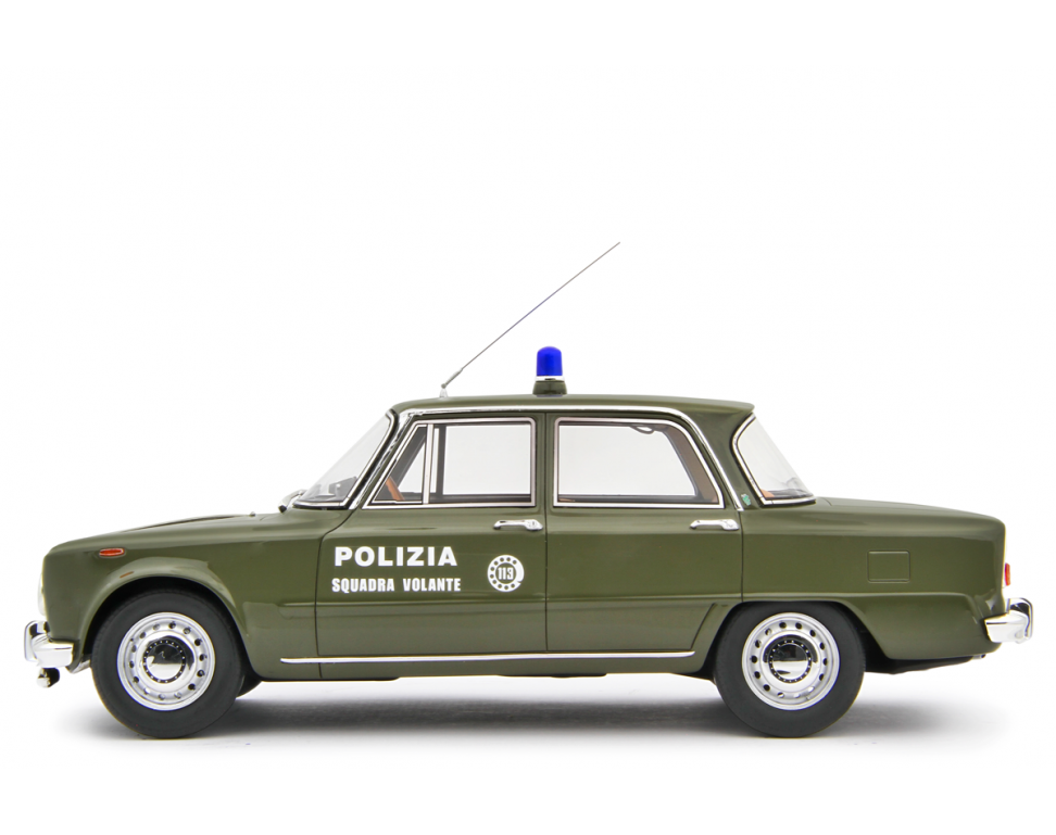 LAUDORACING 1:18 - Alfa Romeo Giulia Super 1969 Polizia (verde) (Copia)