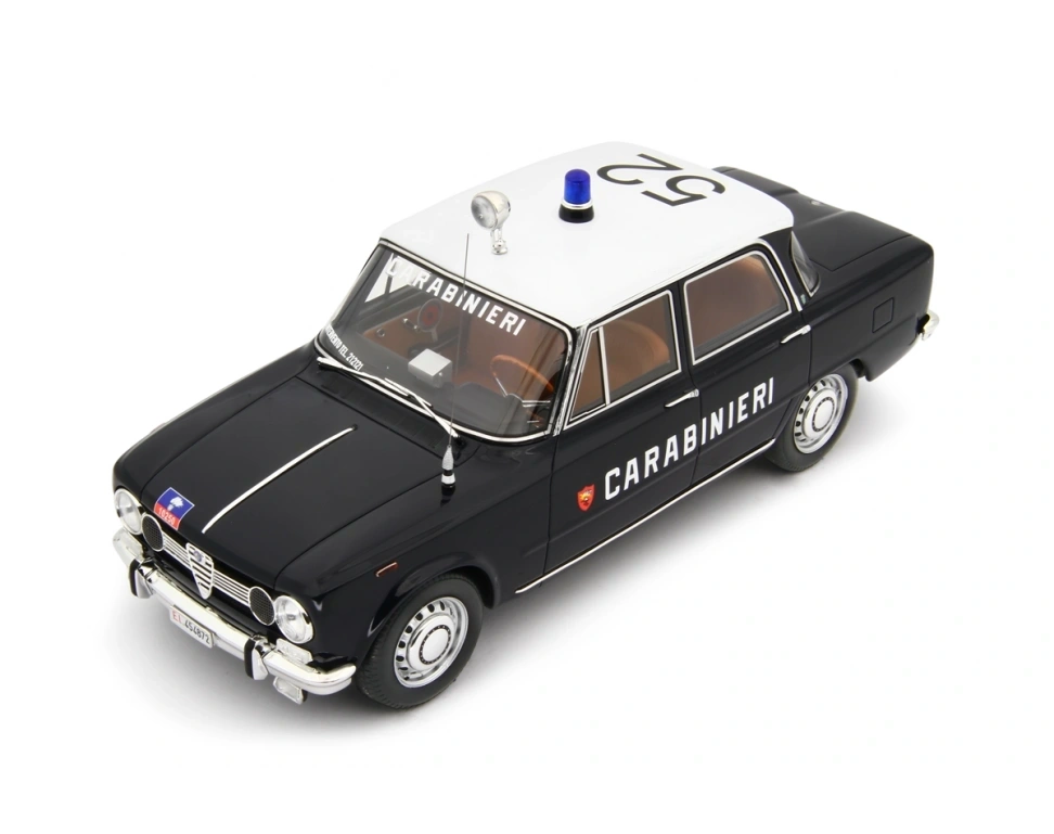 LAUDORACING 1:18 - Alfa Romeo Giulia Super 1969 Carabinieri
