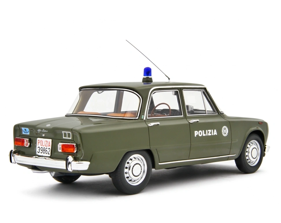 LAUDORACING 1:18 - Alfa Romeo Giulia Super 1969 Polizia (verde)