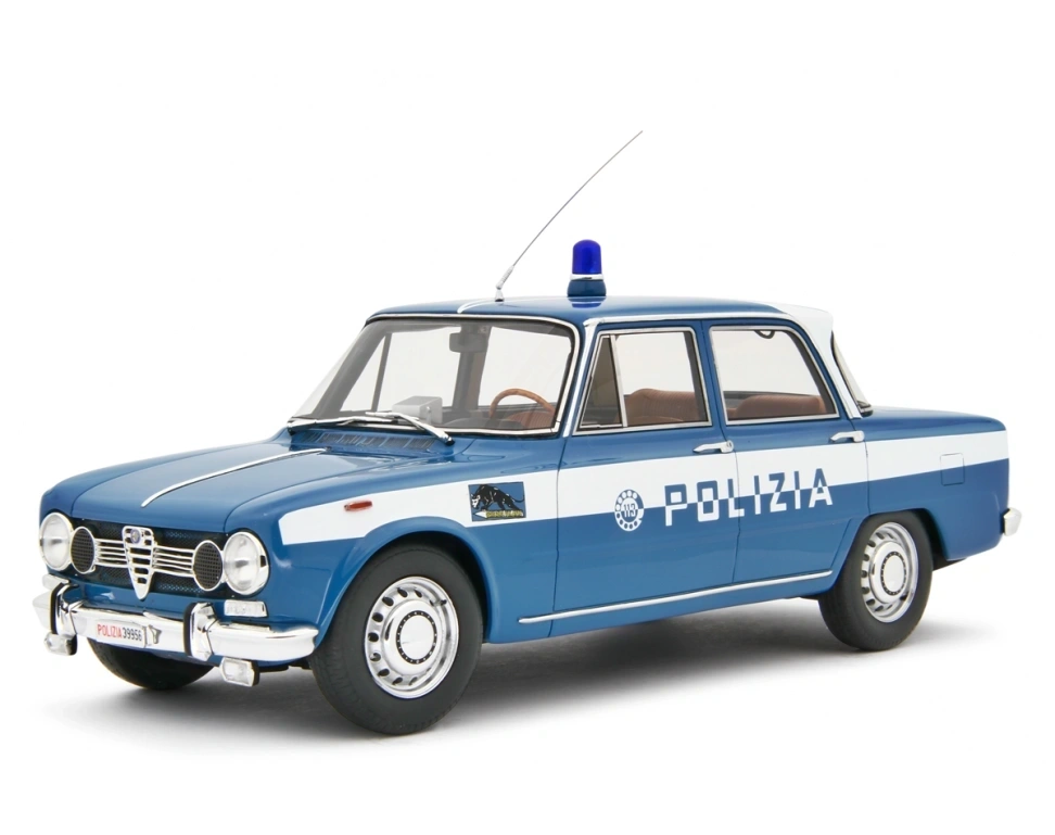 LAUDORACING 1:18 - Alfa Romeo Giulia Super 1969 Polizia (squadra volante)