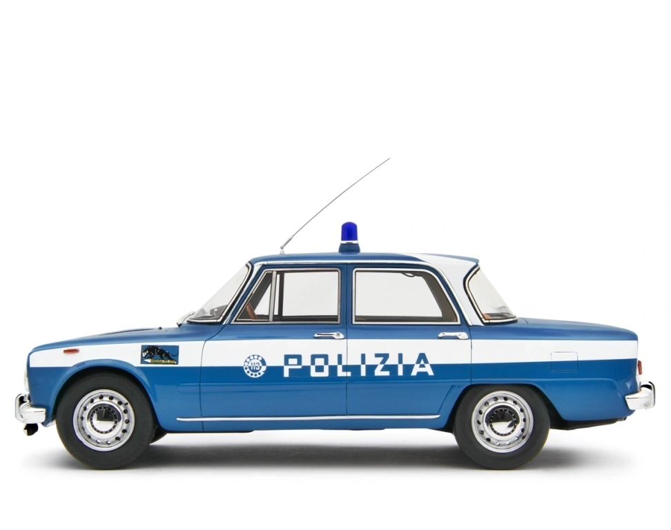 LAUDORACING 1:18 - Alfa Romeo Giulia Super 1969 Polizia (squadra volante)