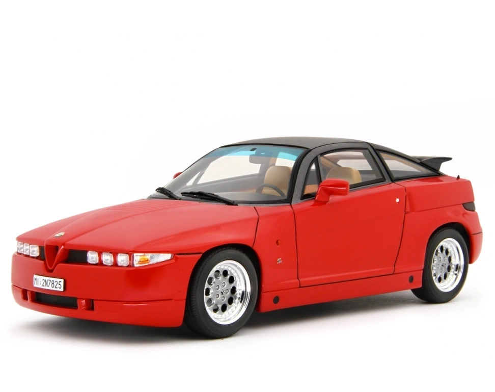 LAUDORACING 1:18 - Alfa Romeo SZ (Es 30) 1989 Rosso Alfa