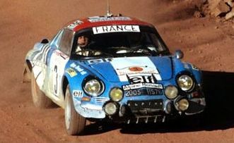 TROFEU 1:43 821 - Alpine Renault A110 1800 No.3 Rallye Maroc 1974 winner Nicolas