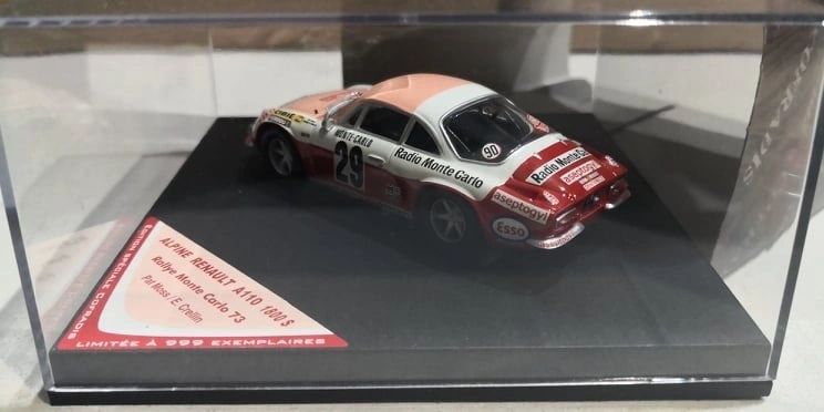 TROFEU 1:43 COF11 - Alpine Renault A110 1600S Aseptogyl Montecarlo '73 Pat Moss