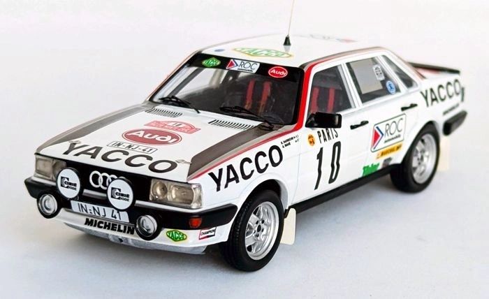 TROFEU 1:43 Audi 80 Quattro Gr.A YACCO Rallye Montecarlo 1984 Darniche