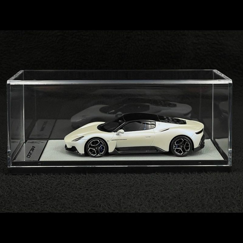 BBR 1:43 - Maserati MC20 2020 Bianco Audace perla, tetto nero
