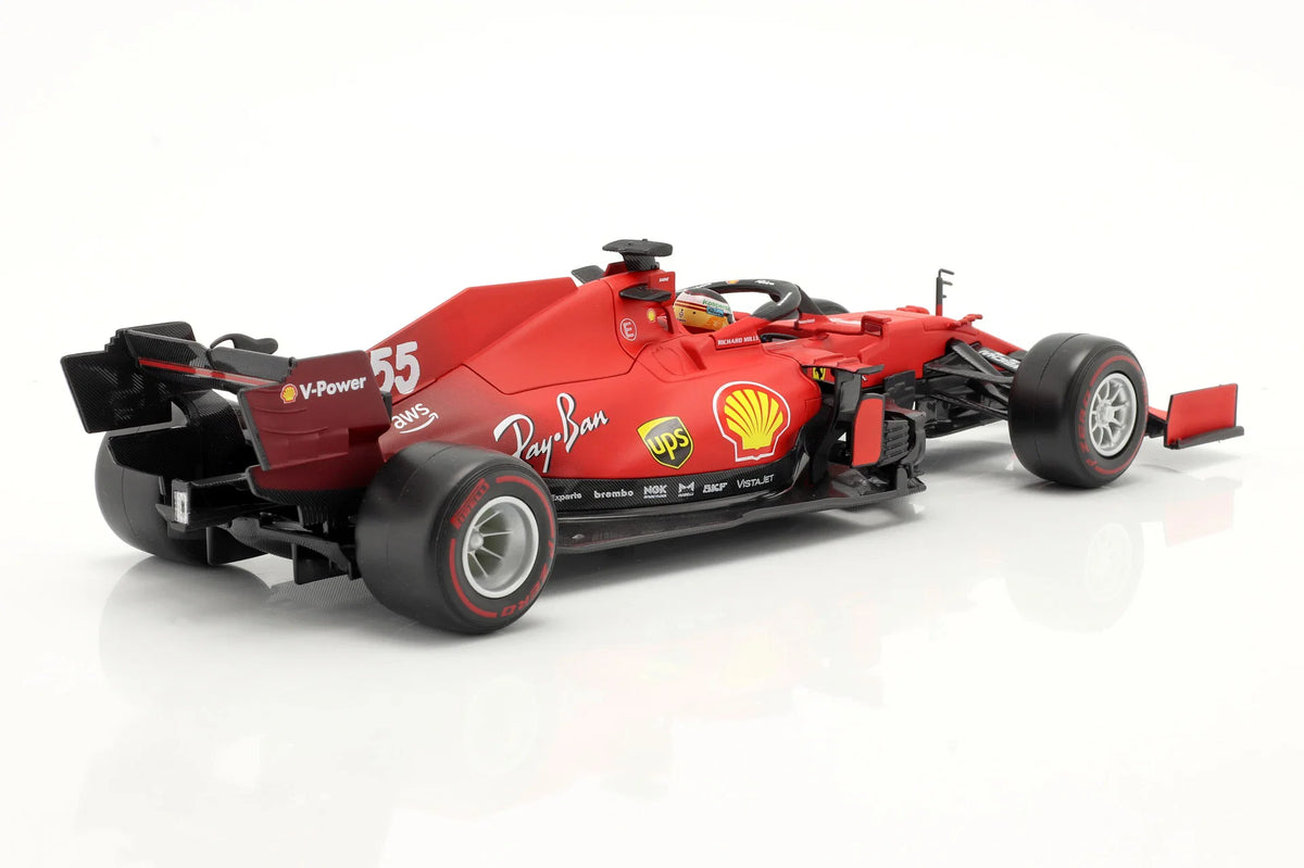 BURAGO 1:18 - Ferrari SF21 #55 formula 1 2021 Sainz Jr.