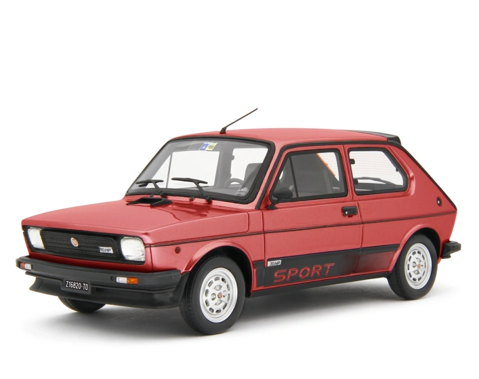 LAUDORACING - 1:18 FIAT 127 SPORT 70 HP - 1981 Rosso met