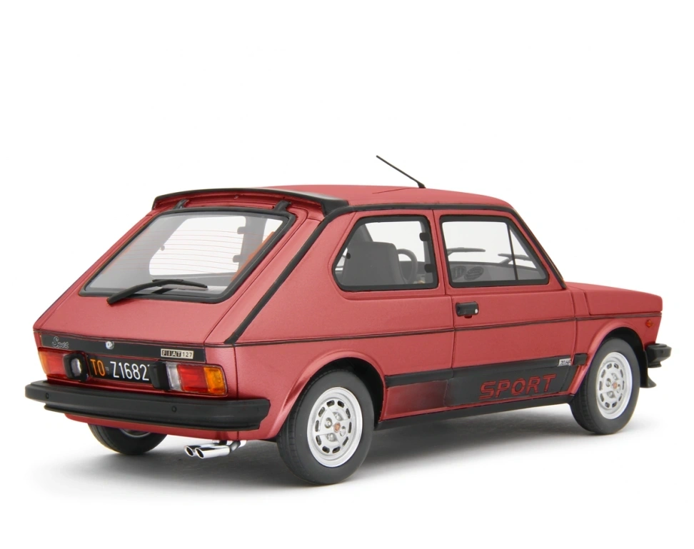 LAUDORACING - 1:18 FIAT 127 SPORT 70 HP - 1981 Rosso met