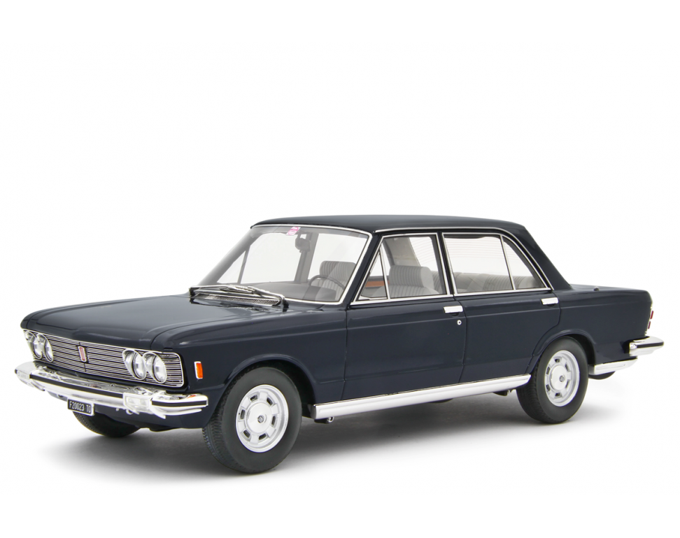LAUDORACING - 1:18 Fiat 130 Berlina 3200 1971 Blu scuro