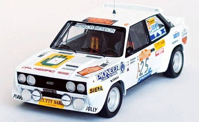TROFEU 1:43 RRIT18 - FIAT 131 ABARTH Patterson Rally Sanremo '80 #25