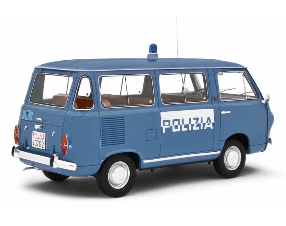 LAUDORACING 1:18 - Fiat 850 Familiare Polizia