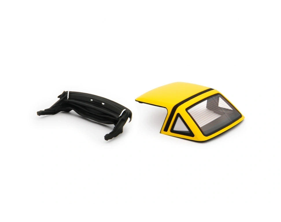 LAUDORACING - 1:18 Hard-Top+Capote per Alfa Romeo Duetto 1990 Giallo