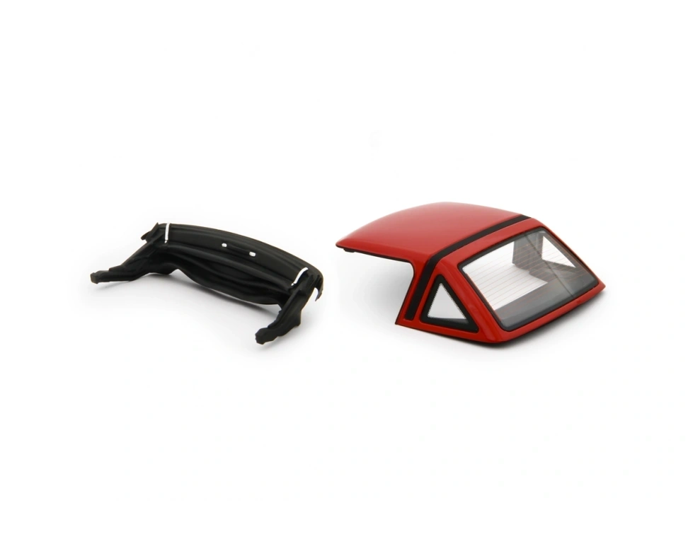 LAUDORACING - 1:18 Hard-Top+Capote per Alfa Romeo Duetto 1990 Rosso