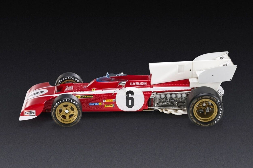 GP REPLICAS 1:18 -FERRARI F1 312 B2 GP Sudafrica 1972 #6 Regazzoni