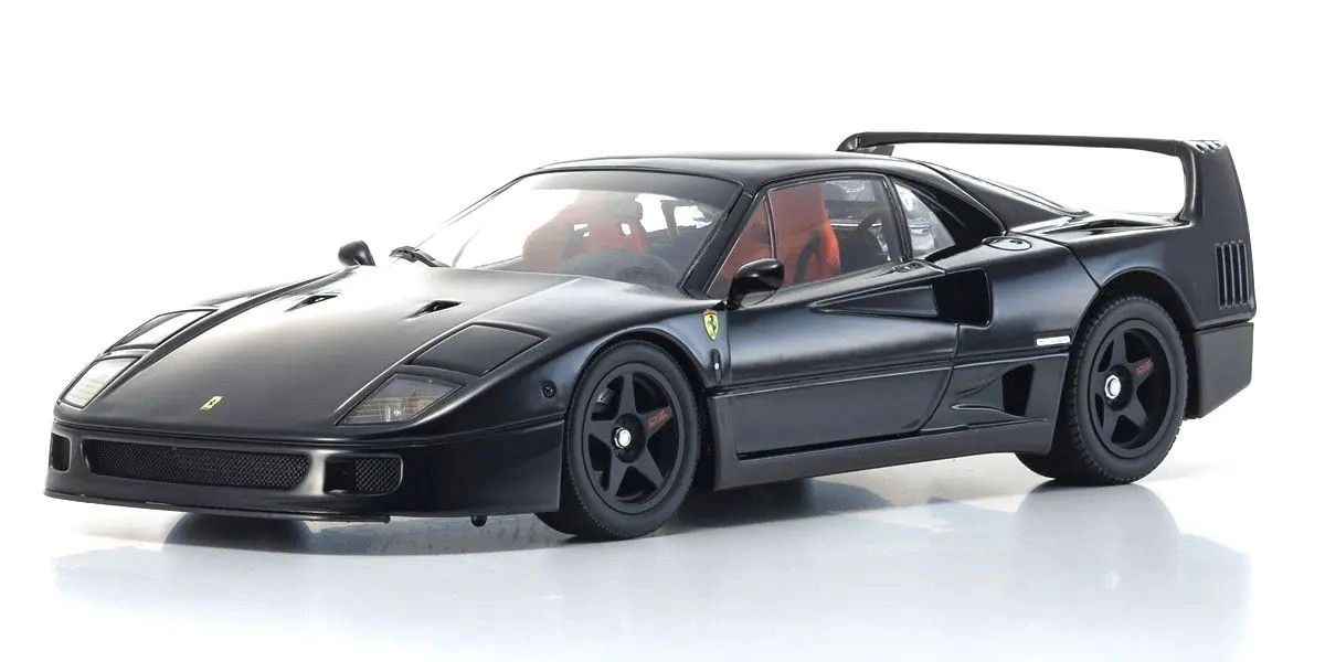 KYOSHO 1:18 - Ferrari F40 full Black 1987 **FULL OPEN**