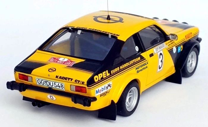 TROFEU 1:43 Opel Kadett GT/E Euro Handler Montecarlo 76 No.3 Mikkola-Billstam
