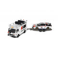 OTTOMOBILE 1:18 - Set Assistance Audi Quattro A2 Gr.B Mouton + VW LT35 Tour de Corse 1983