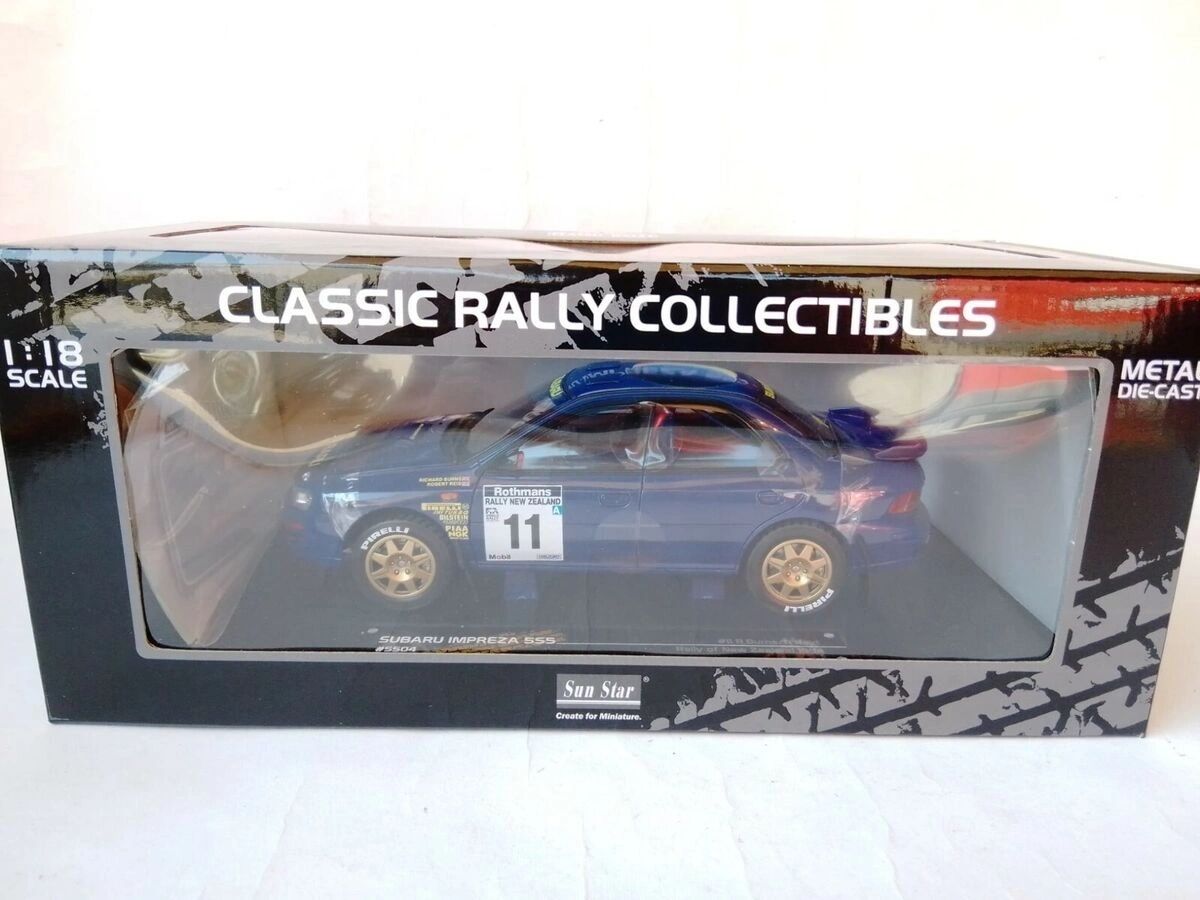 SUNSTAR 1:18 - Subaru Impreza WRX Gr.A Rally New Zealand 1994 Burns-Reid