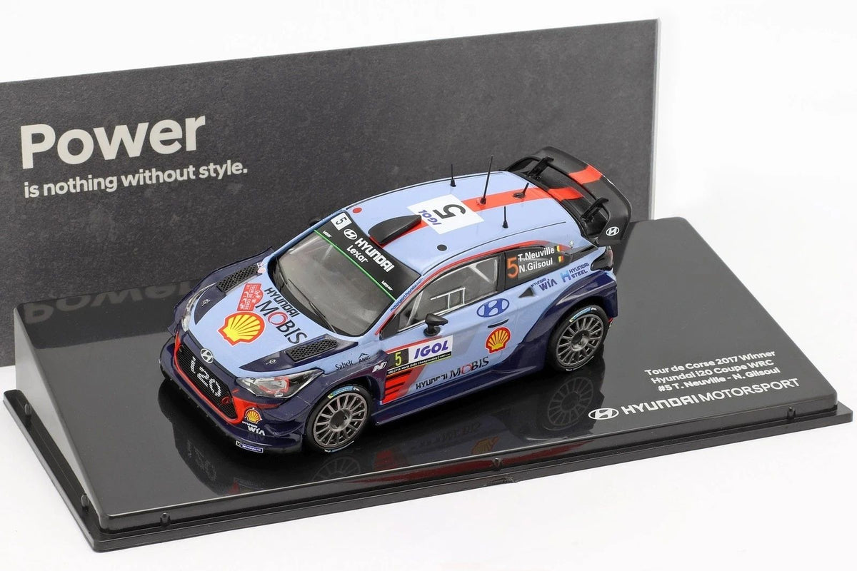 IXO 1:43 - Hyundai i20 Coupé WRC #5 Tour de Corse 2017 Neuville