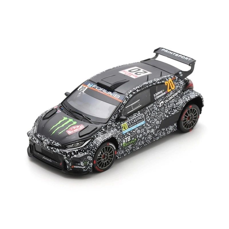 SPARK 1:43 - Toyota GR Yaris Rally2 #20 Rallye Monte Carlo 2025 Oliver Solberg