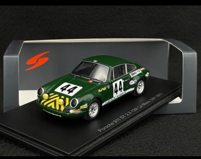 SPARK 1:43 S9770 - Porsche 911 ST 2.3 n° 44 24h Le Mans 1971 Vestey-Bond