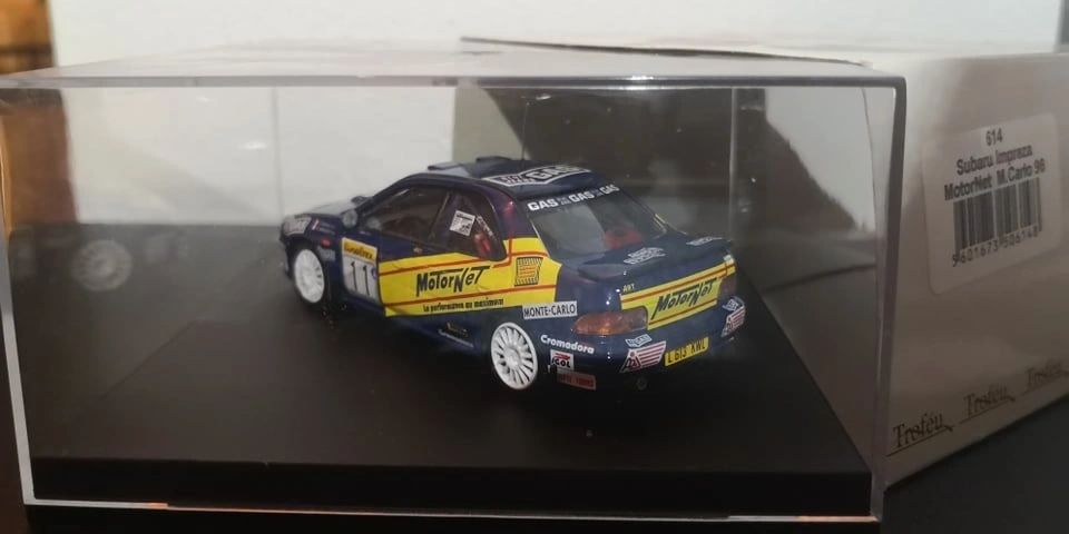 TROFEU 1:43 614 - Subaru Impreza WRX Gr.A Motornet Montecarlo '96 Baroni day