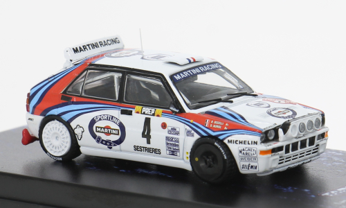 1:64 Tarmac Works Lancia Delta HF Evoluzione Rallye Monte Carlo 1992 WINNER #4 D.Auriol/B.Occelli