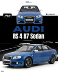 **PRE-ORDER** OTTOMOBILE 1:18 - AUDI RS 4 B7 SEDAN SPRINT BLUE 2007