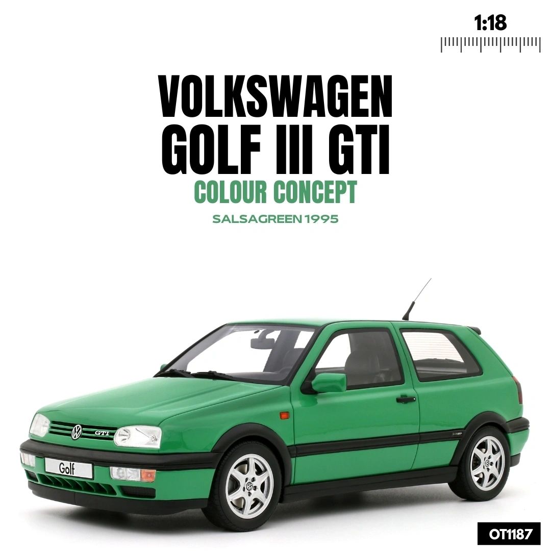 OTTOMOBILE 1:18 - Volkswagen Golf III GTI Salsa green 1995