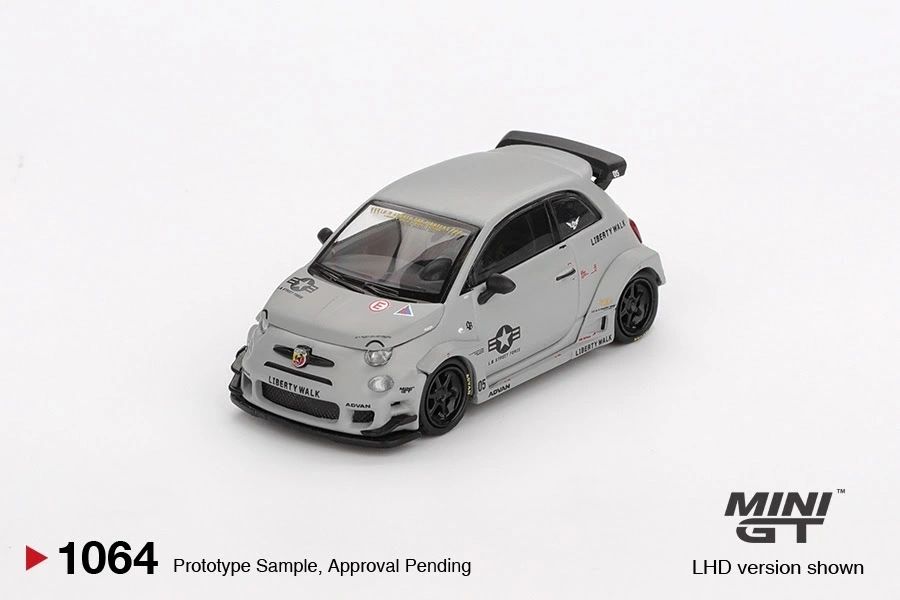 MINI GT 1/64 - FIAT 595 Abarth LB Works x Abas Works USAF Fiighters 2024