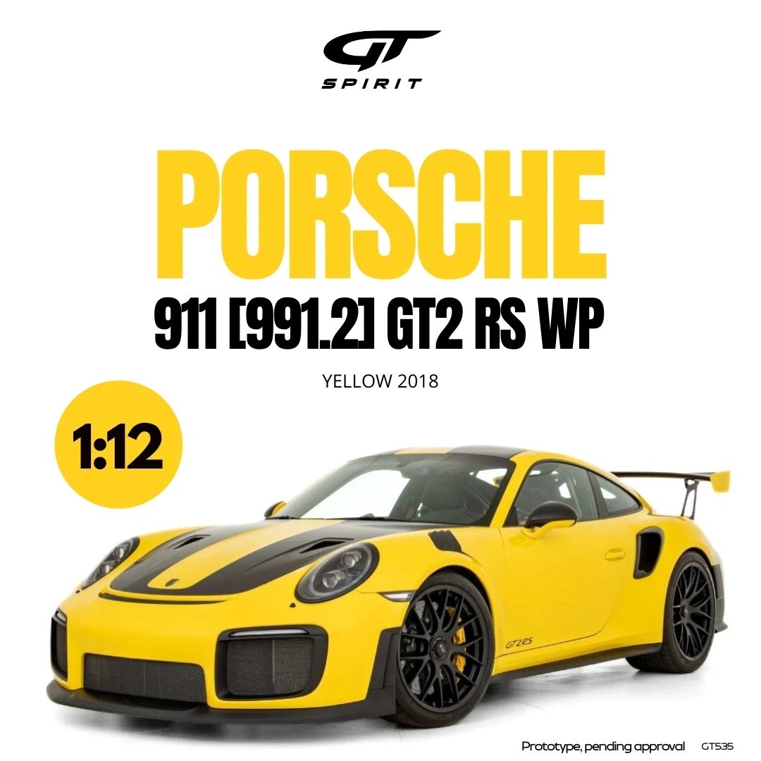 GT SPIRIT 1:12 - Porsche 911 (991.2) GT2 RS WP Racing Yellow 2018