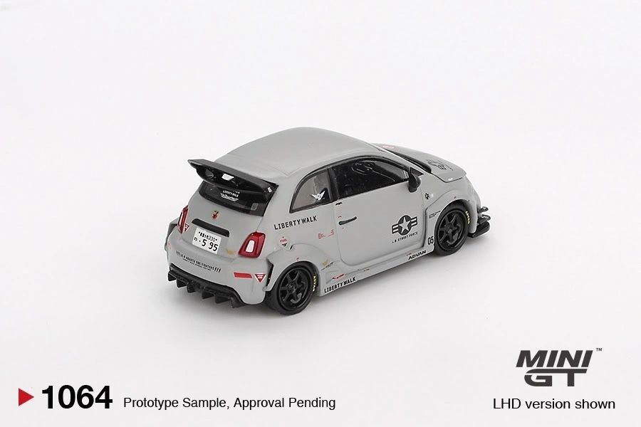 MINI GT 1/64 - FIAT 595 Abarth LB Works x Abas Works USAF Fiighters 2024