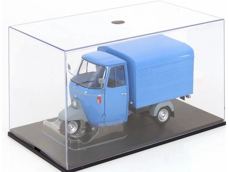 MITICA DIECAST 1:18 - PIAGGIO APE P501 VAN CLOSED Blu